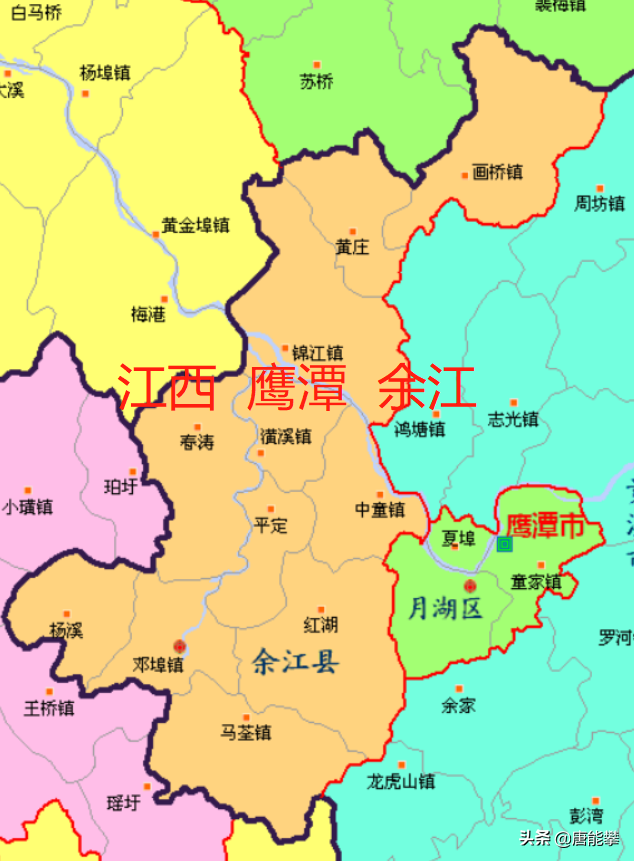 江西鹰潭34镇人口,土地, 工业…最新统计