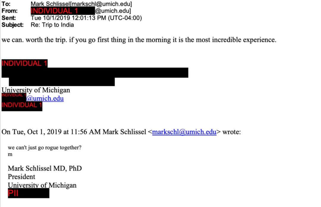 百万年薪世界知名大学校长，竟通过工作邮箱与员工调情