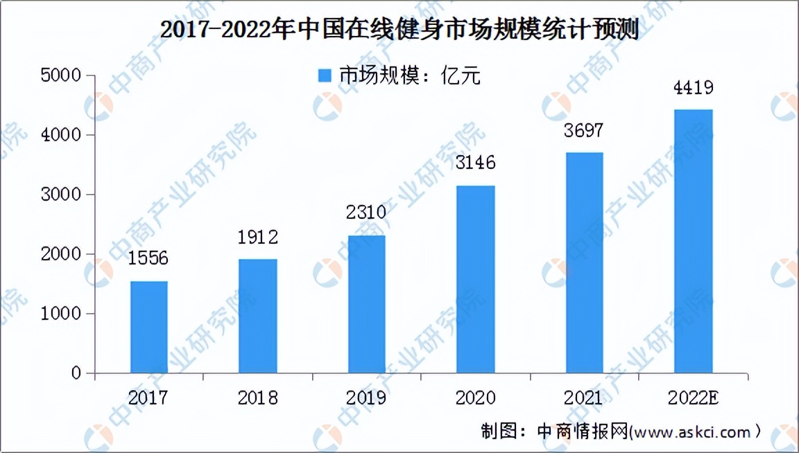 2022年中国在线健身行业市场前景及投资研究预测报告