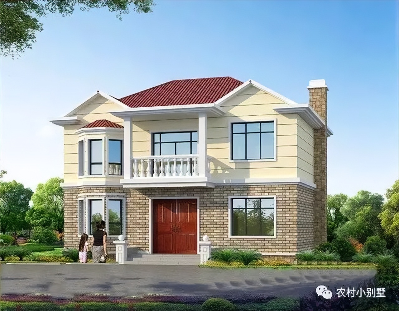 农村受欢迎的10套二层别墅,造价仅20万,农村自建房不二选择