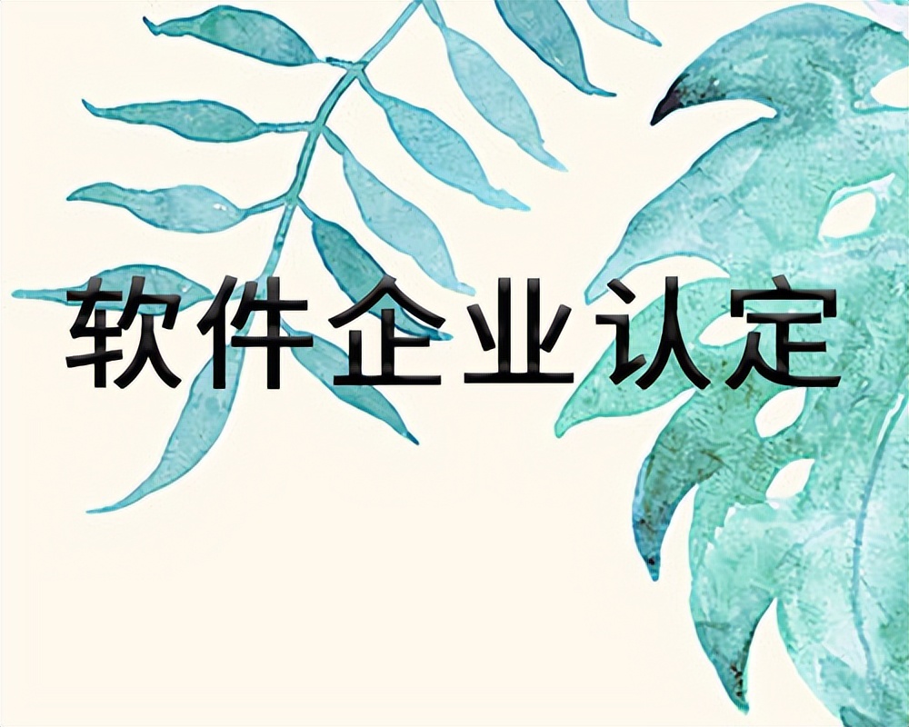 双软认证（双软认证需要什么条件）