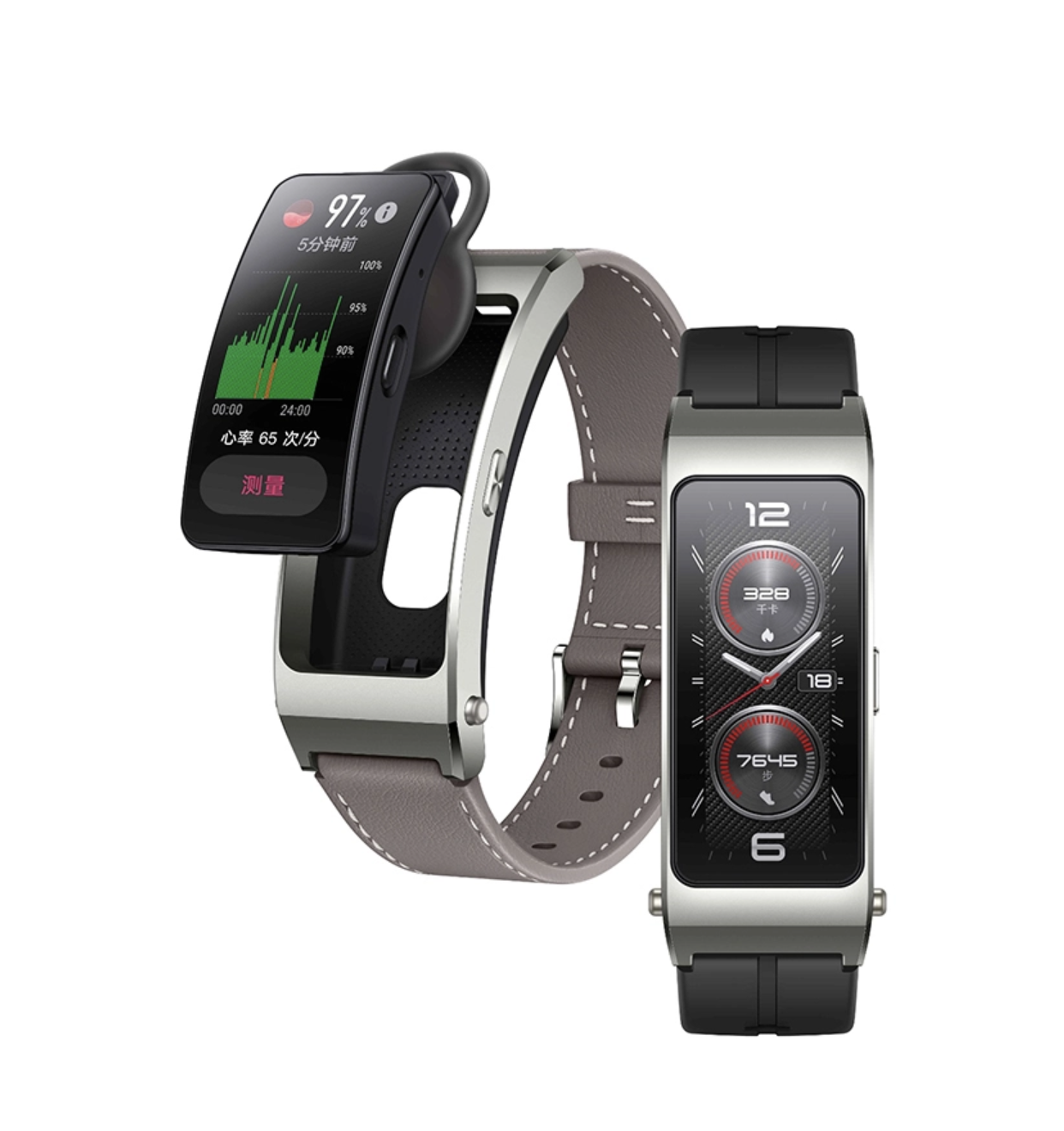 华为通话手环b7评测:能当耳机用的智能手环长什么样? - 114货源网