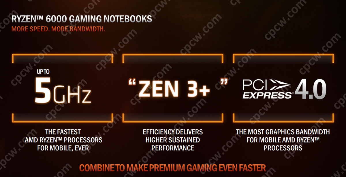 「首发」ZEN3+锐龙6000移动处理器能效比超强！不过它的王牌可不止6nm工艺这一张