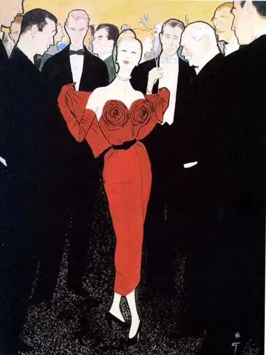 时尚插画大师之一René Gruau