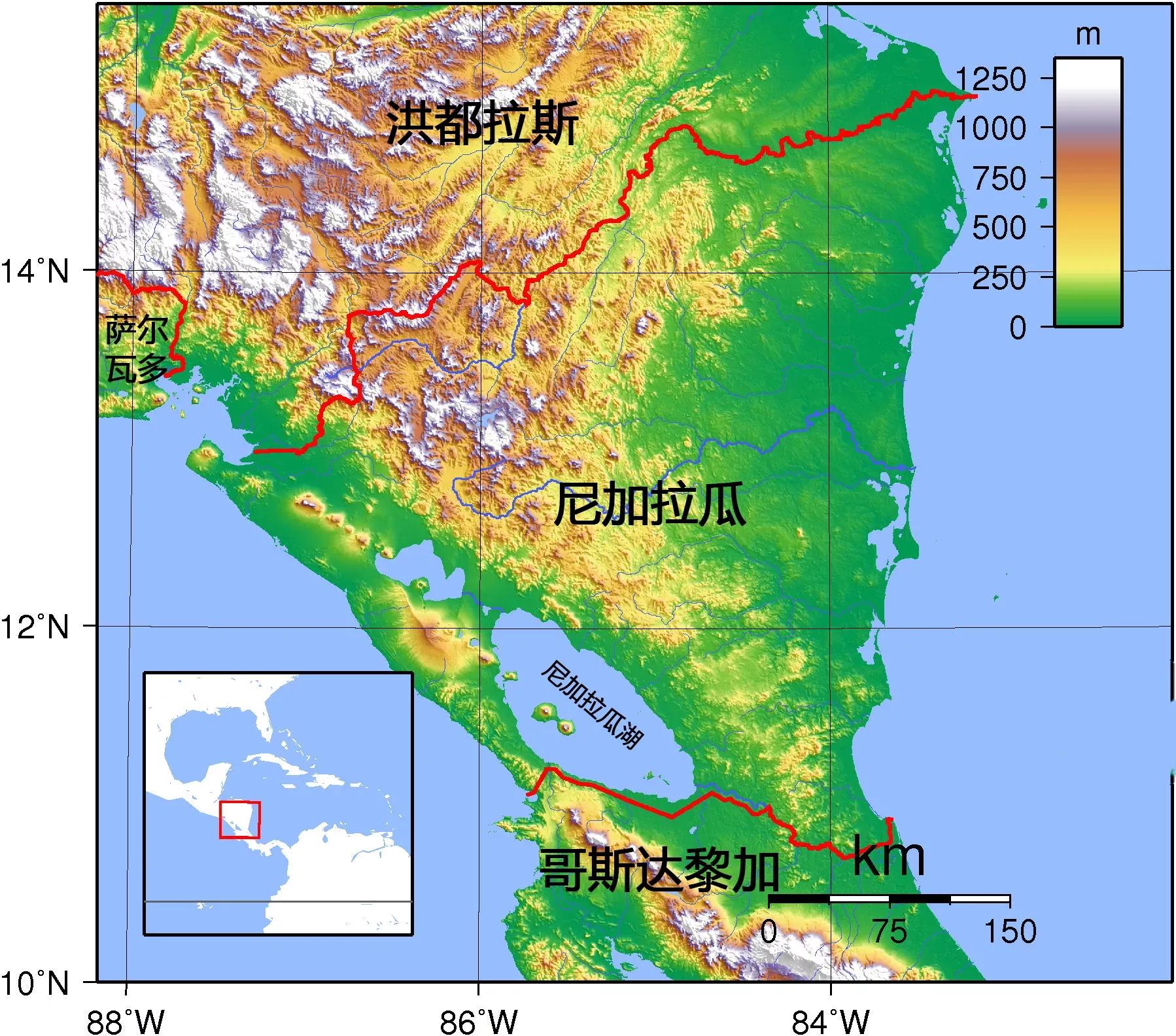生长着海水鱼的淡水湖——尼加拉瓜湖