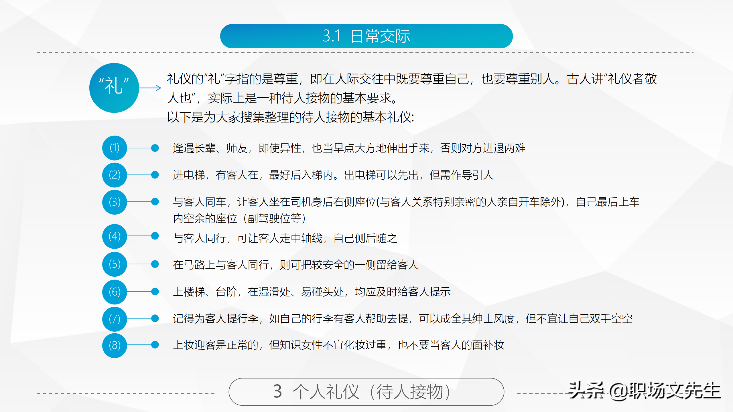 商务礼仪基本原则，84页精美全面商务礼仪常识，拿来直接培训员工