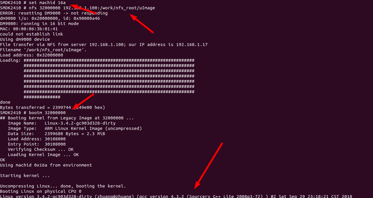 jz2440-linux3.4.2-kernel移植