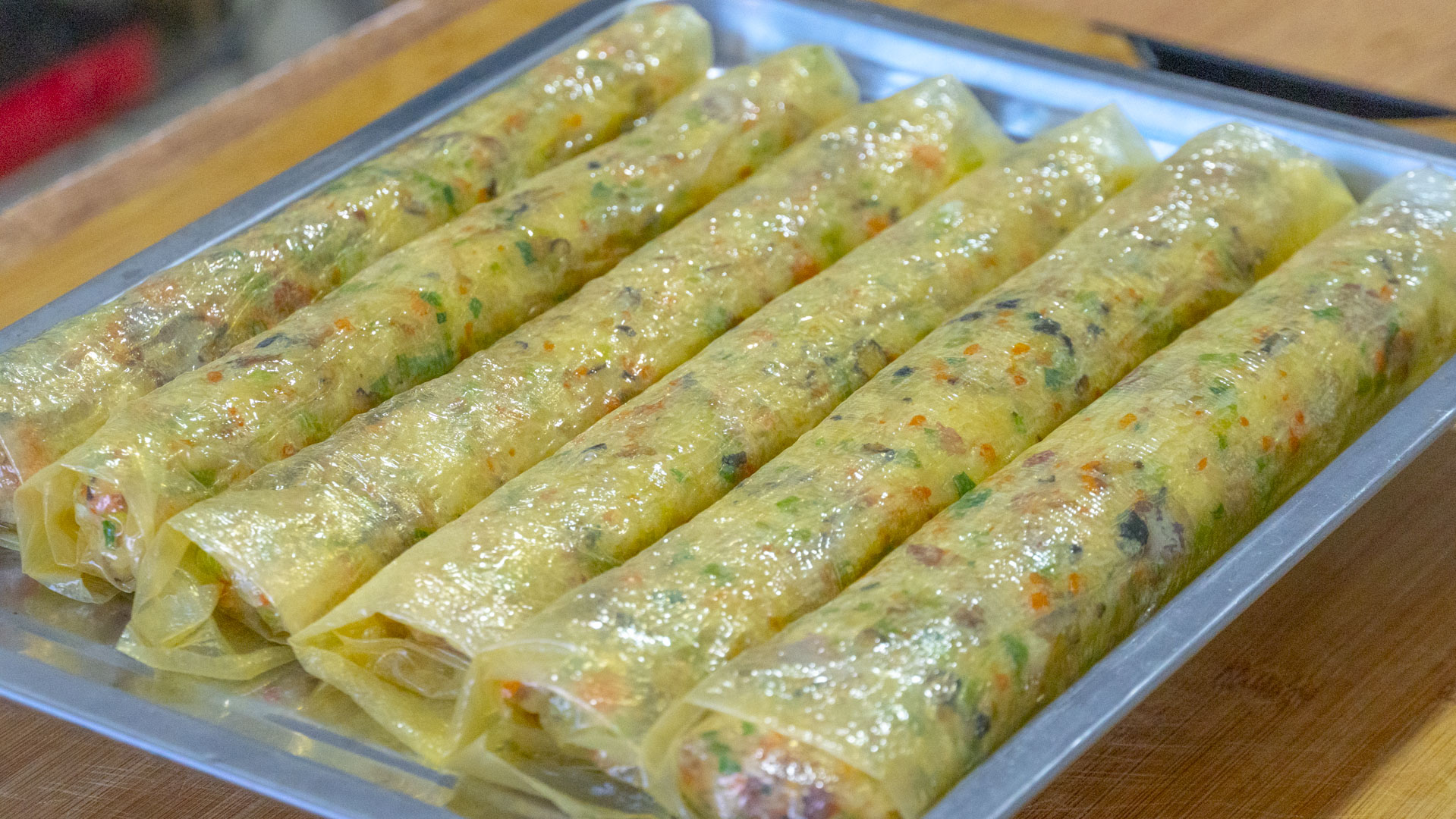 冬天早餐就要这样做，蒸一蒸，卷一卷，软糯又咸香，孩子抢着吃