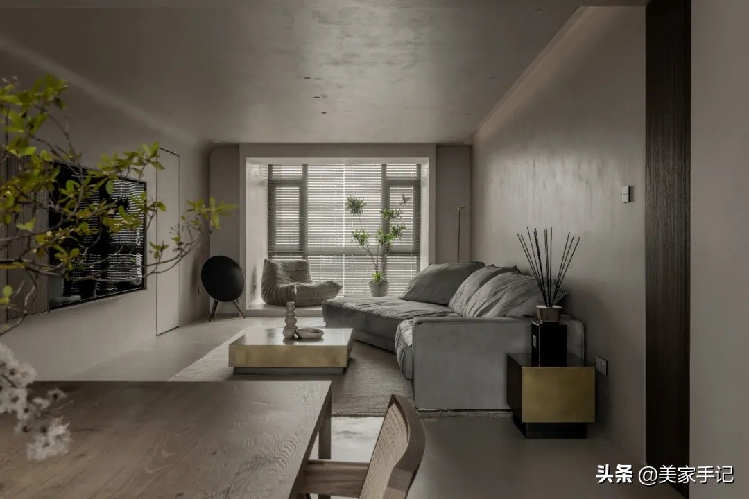 北京夫妻家中的精致场面：坚持不铺地板不铺砖，完工反而时尚高级