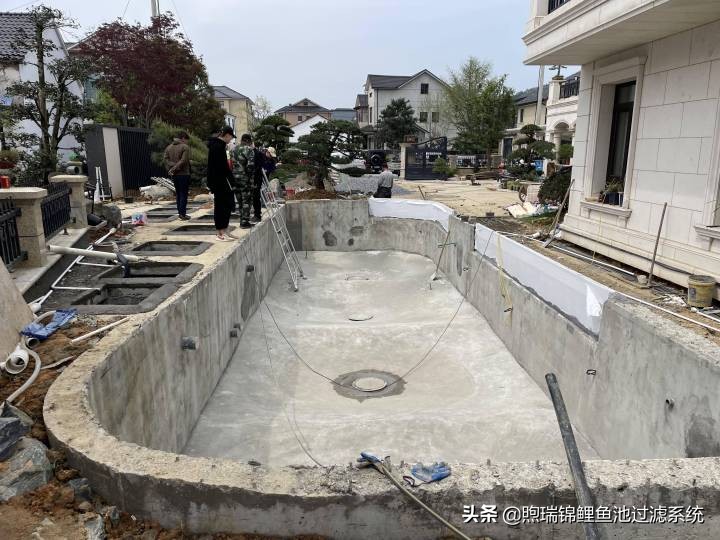 煦瑞生态水如何把拆除的旧池建造成标杆鱼池？鱼池过滤系统揭秘