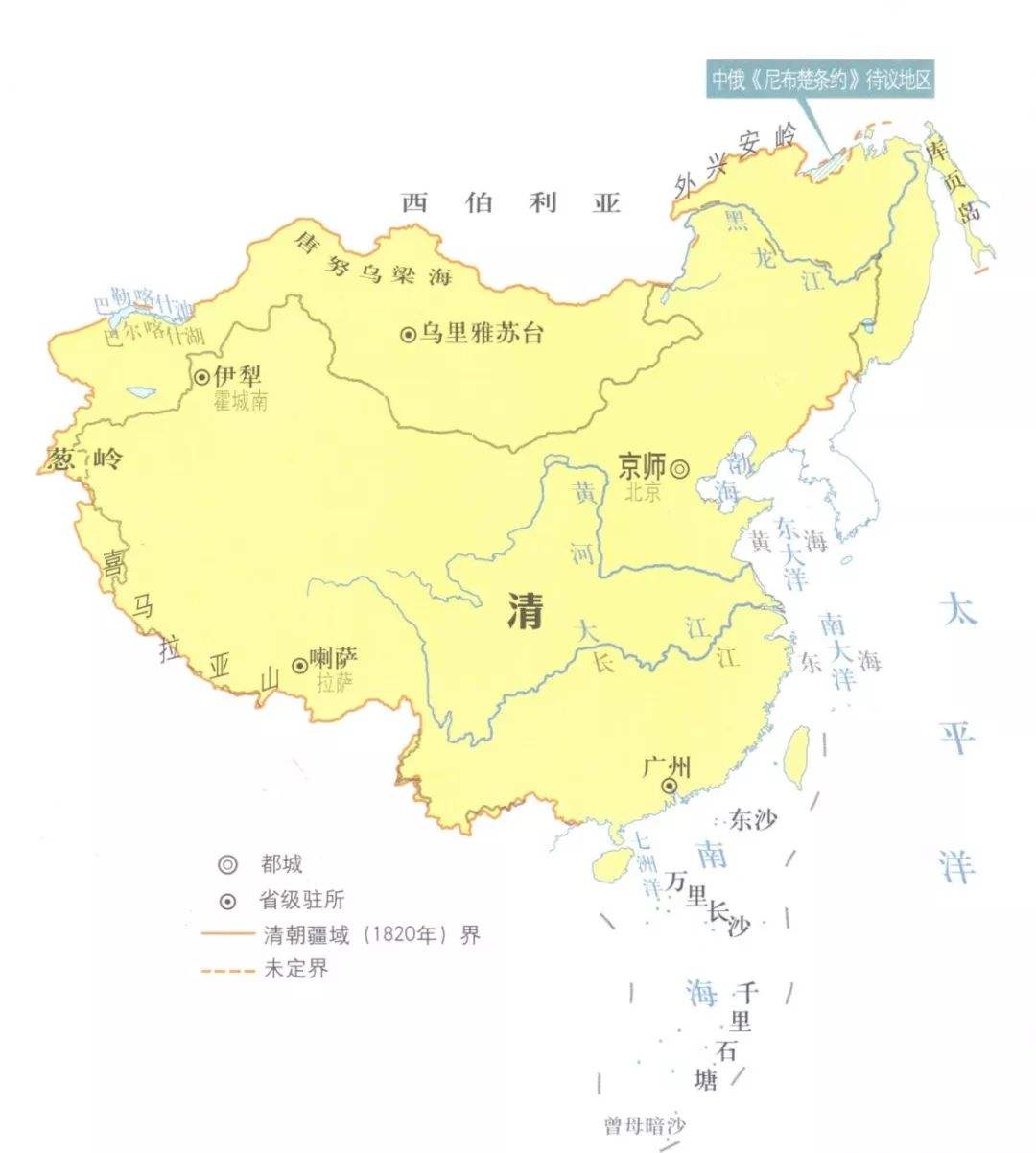 中亚五国并入中国版图图片