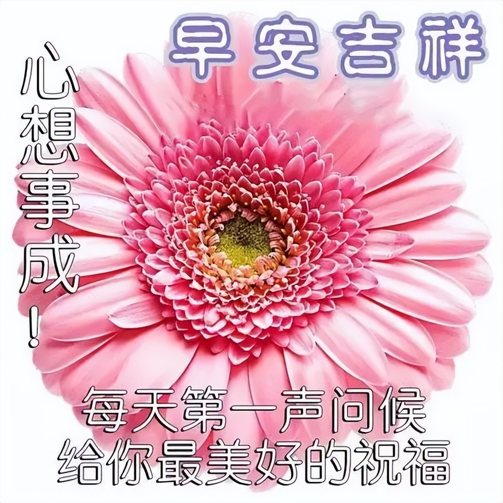 朋友圈正能量早上好问候语句子 一声早安，富贵平安图片