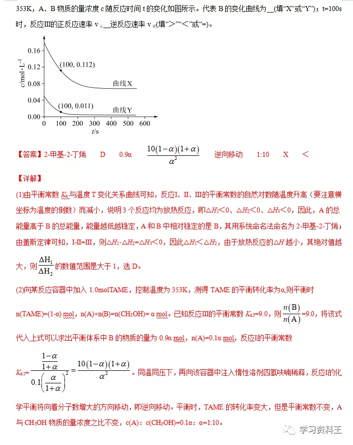 近五年高考化学“真题”分项汇编,冲刺高分一定要练!速速收藏