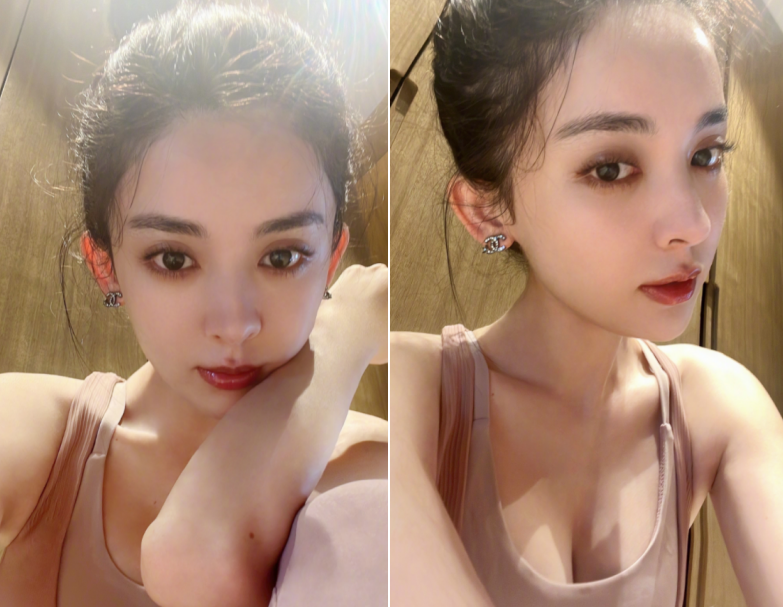 中国健身美女(29岁娜扎穿运动内衣健身！画浓妆红唇油亮抢镜，皮肤白净无一滴汗)