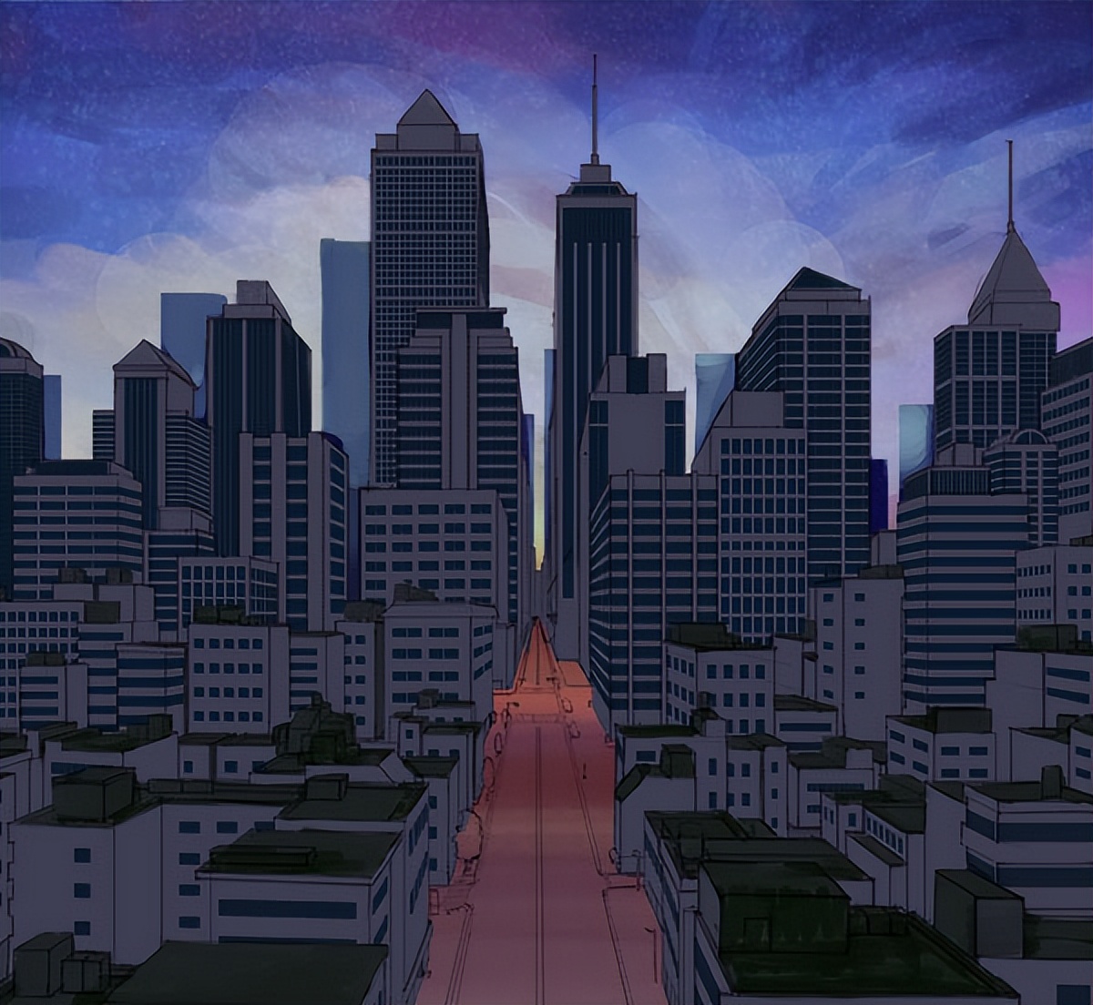 夜晚城市图片(城市夜景怎么画) - 赤虎壹号