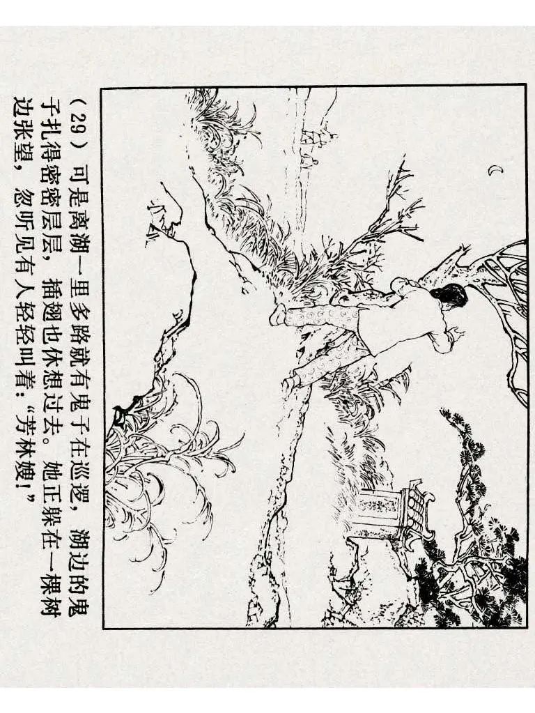 连环画《铁道游击队》之八「湖上神兵」