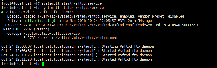 CentOS7下安装FTP服务