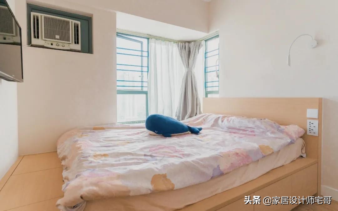 第一次见香港45㎡的房子，居然有2室2厅，全屋都是收纳柜，晒晒