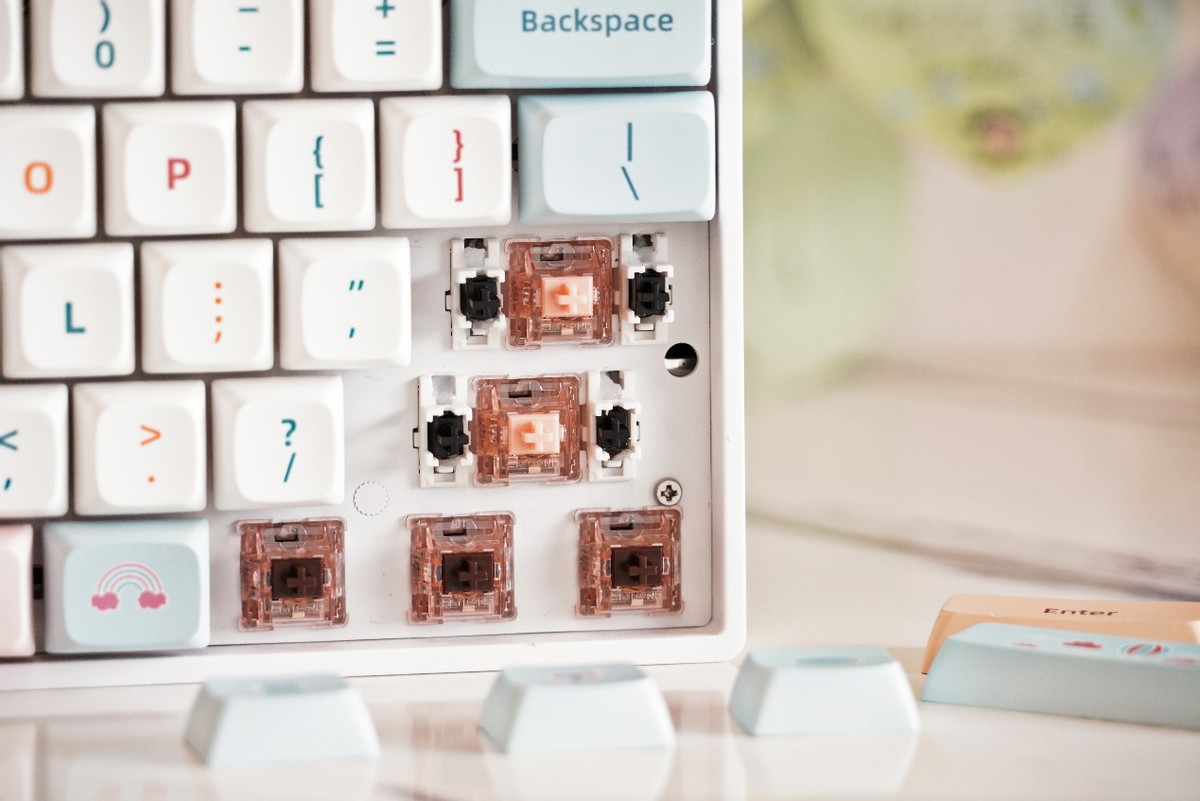 颜控不能拒绝的键盘，享受客制化设计，小呆虫马卡龙主题配色