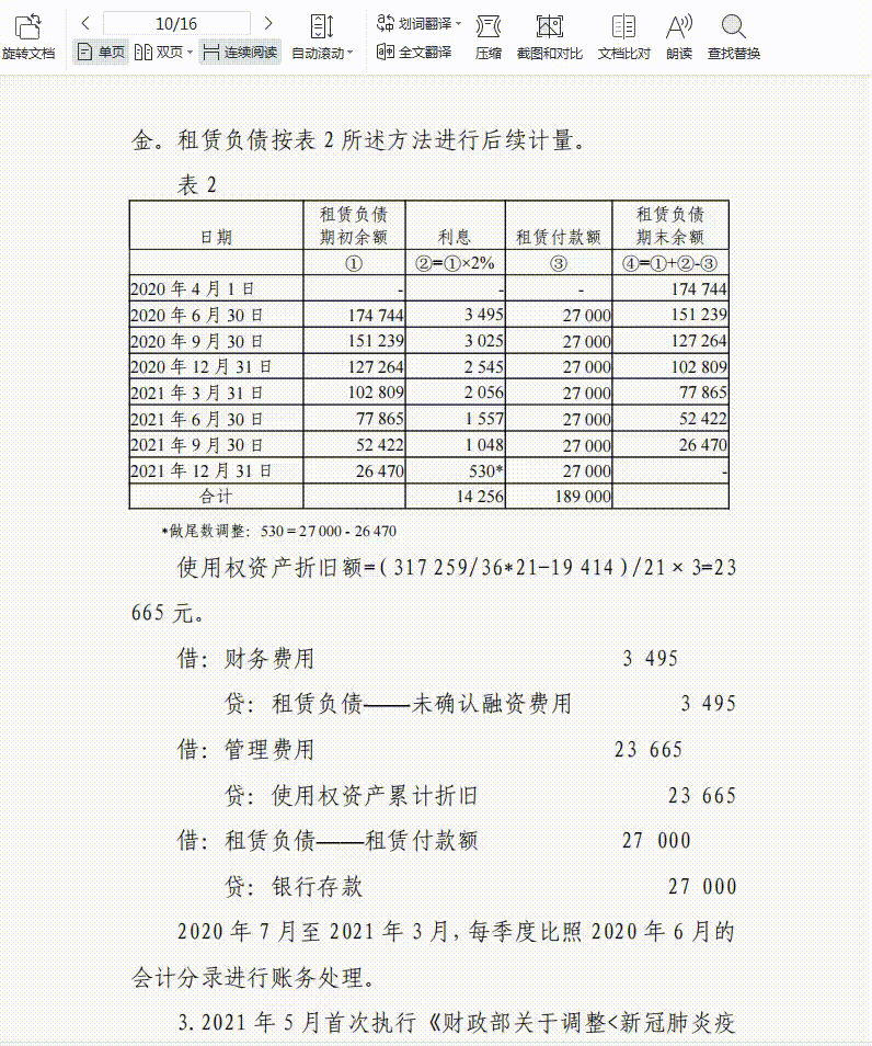 2022新租赁准则下的账务处理案例：租金减让的会计处理，建议收藏