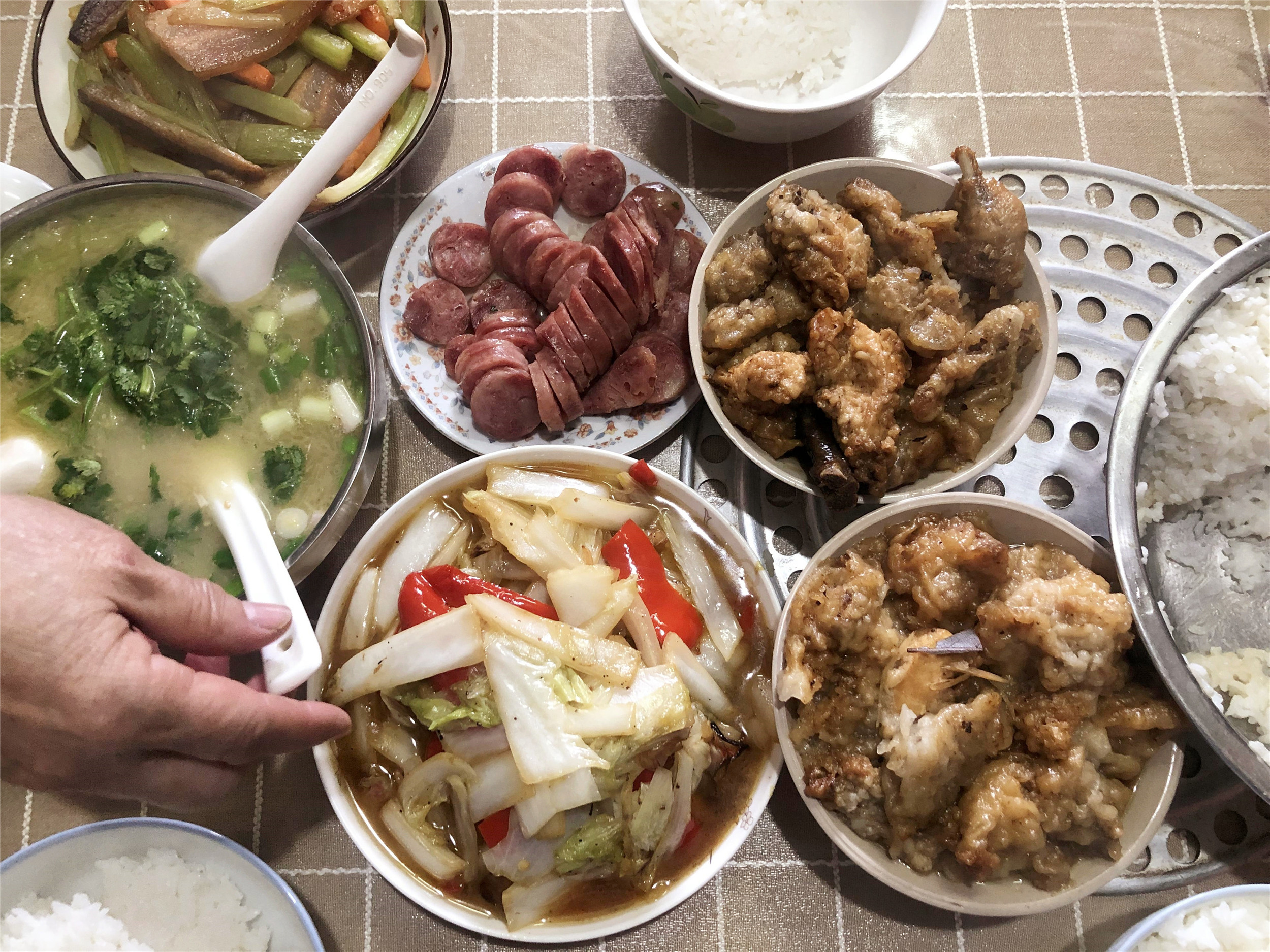 晚饭图片真实照片(年过完了) - 赤虎壹号