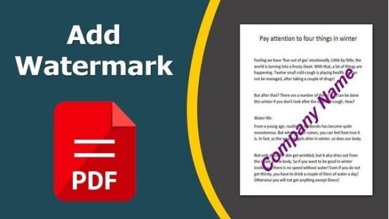 如何给PDF文件添加水印？PDF免费添加水印教程来了