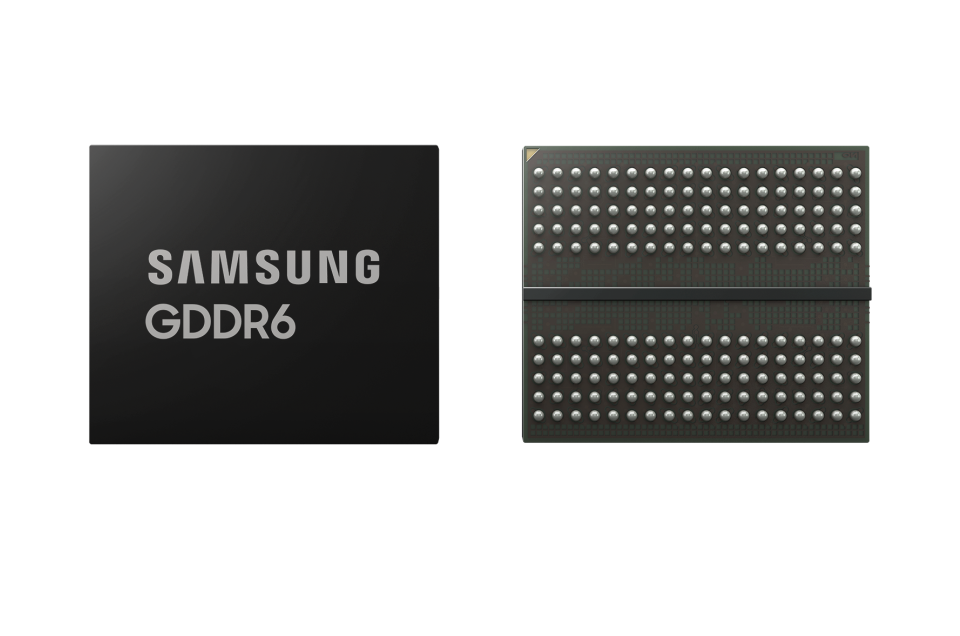 三星宣布首款具有 24Gbps 处理速度的 16Gb GDDR6 显存开始出货