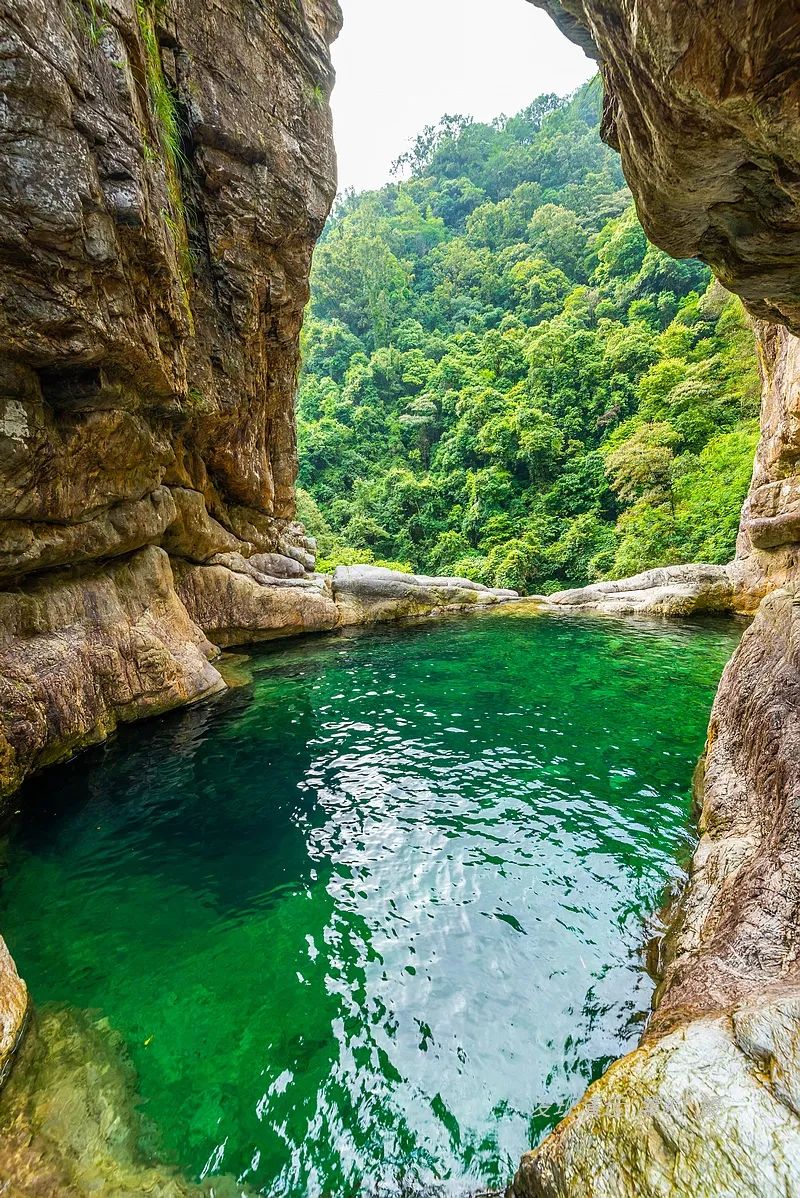 广东有处顶级幽谷碧潭,水质纯净到人的心灵深处