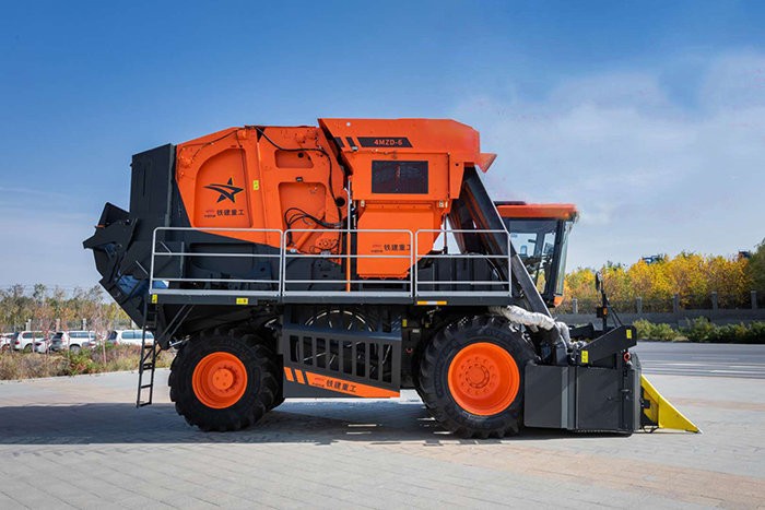 新疆9号收割机图片(今年新疆棉花收获机销售怎么样) - 赤虎壹号