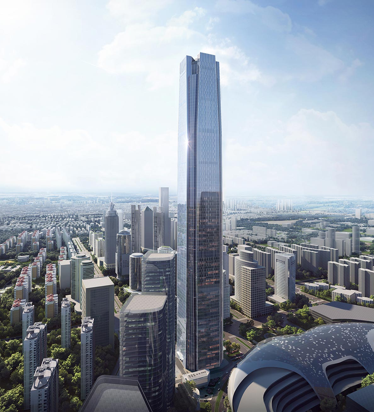 全球在建(核心筒已出地面)最高的十座摩天楼——中国绿地集团占半