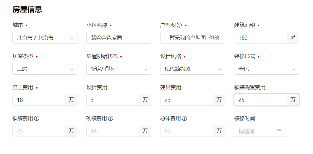 160平米新房装修报价明细及预算指南