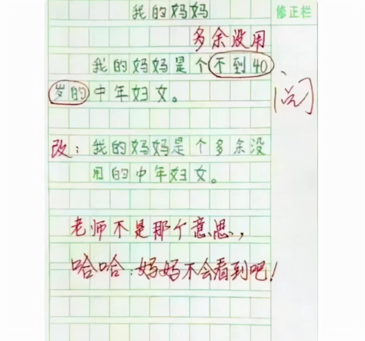 “老师的头发像蒲公英，风一吹就没了”，小学生爆笑作文引热议