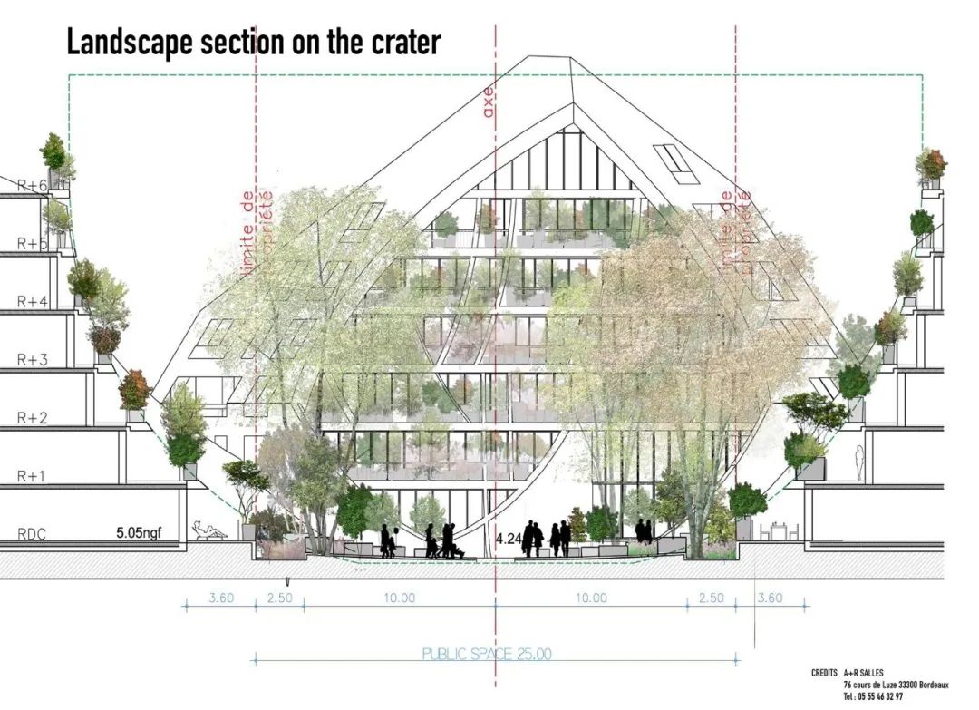 施工现场｜MVRDV 法国波尔多「绿谷」生态住宅结构初现