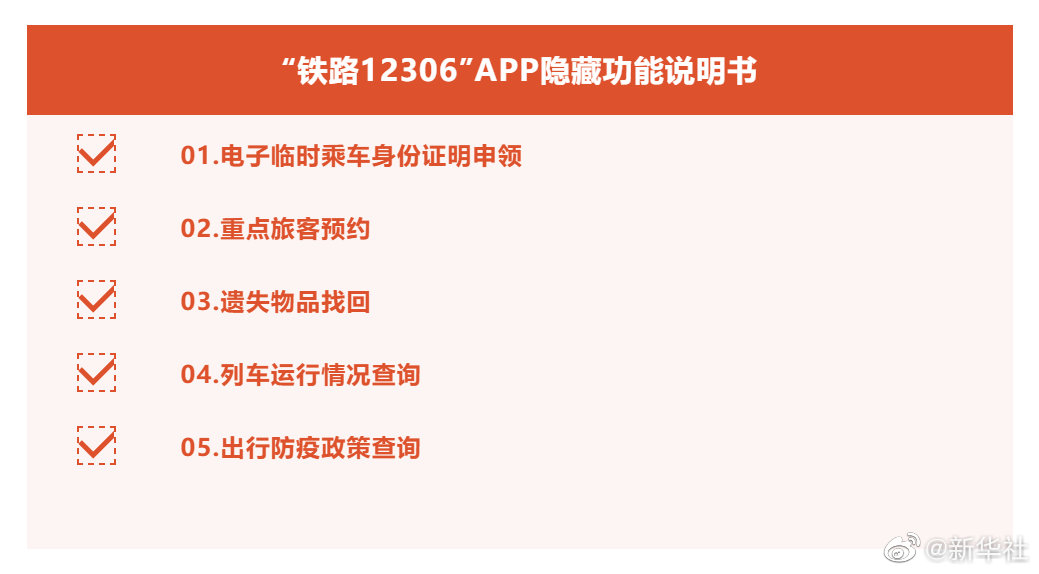 铁路12306APP五个隐藏功能