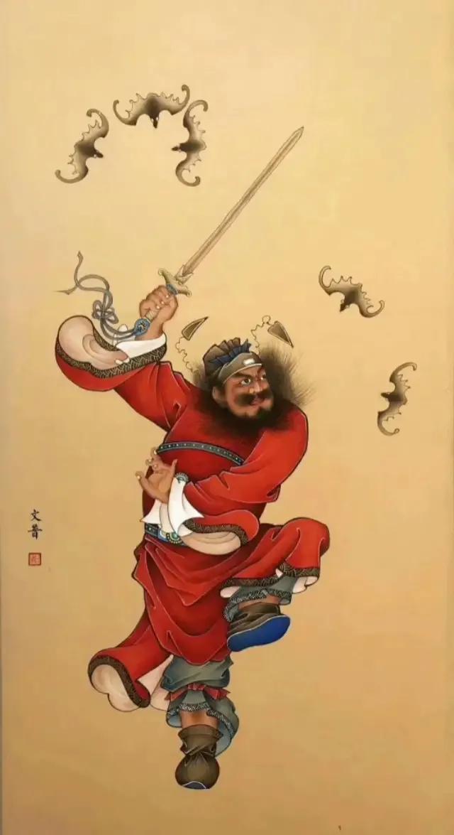 钟馗图片(国画钟馗欣赏129幅！喜欢的收藏)