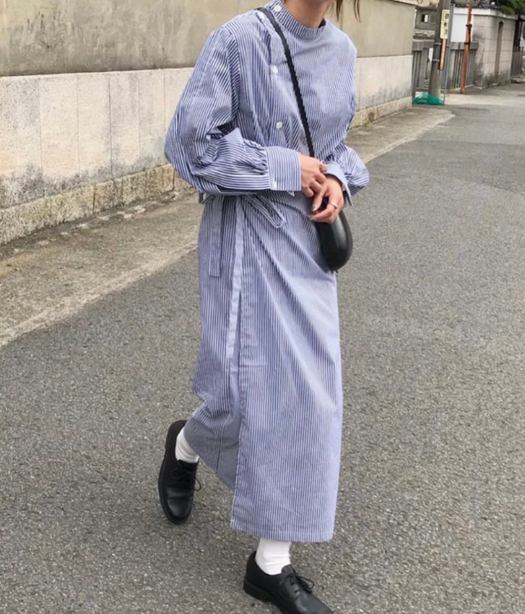喜爱简约随性的ins时尚博主kumika 上班族通勤穿搭风格