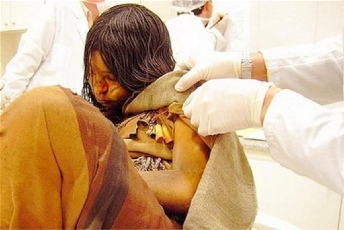 印加少女干尸复原图图片