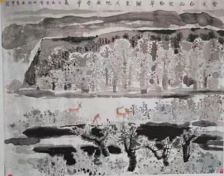 《家乡的雪》大路美术研究院主创画家成秉羿作品展示