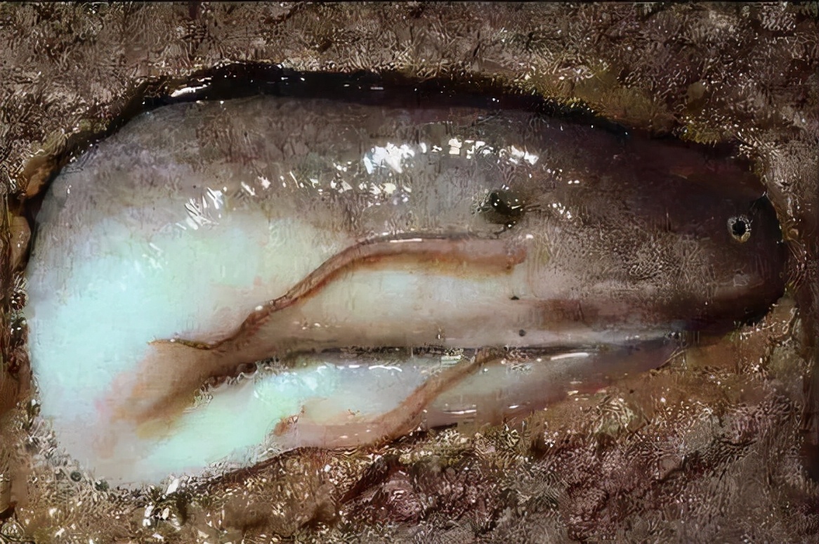 4亿年进化肺鱼离水可活4年，被认成“战五渣”，其实能长到1米多