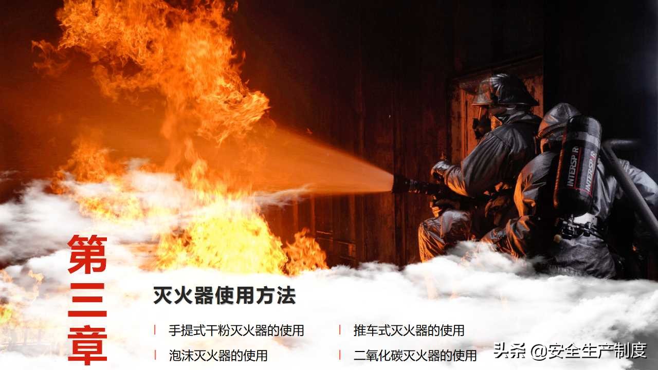 灭火器消防安全知识培训教材（36页）