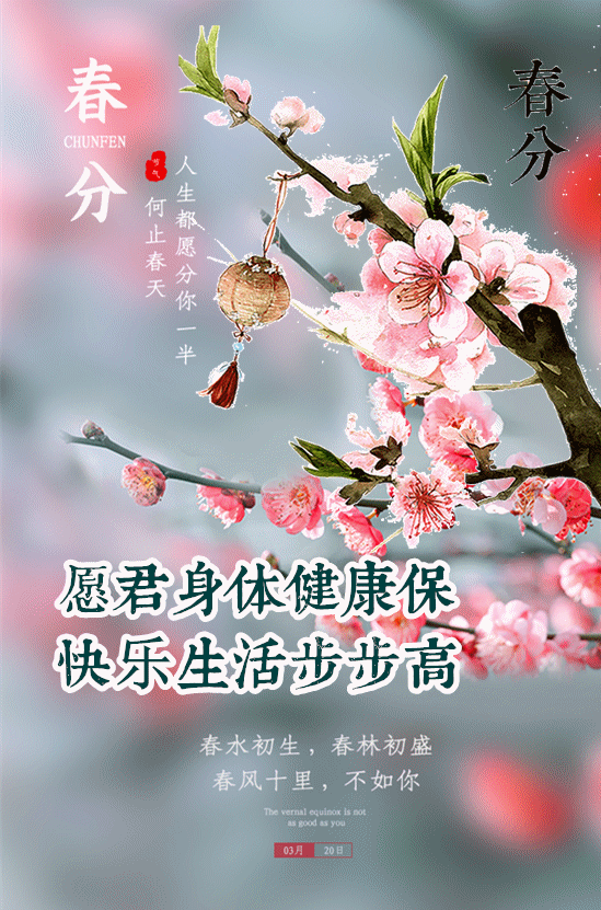 春分祝福图片 春分问候句子