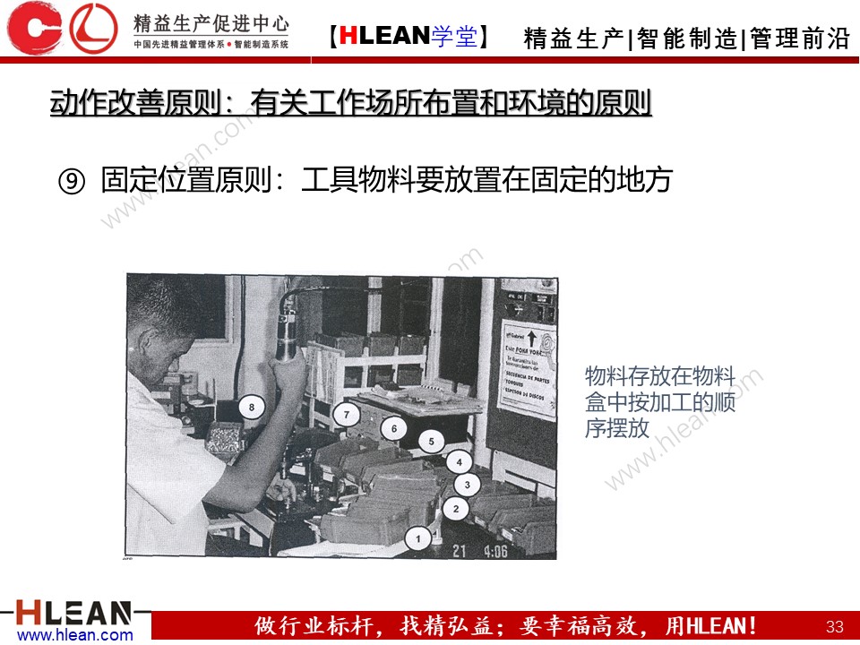 「精益學堂」IE七大手法之改動法