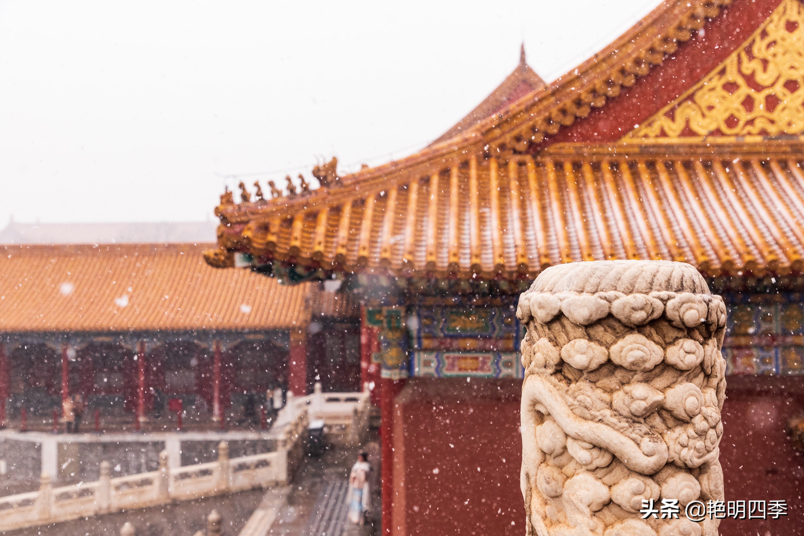 春天里，在紫禁城看一场大雪，与冬天做一个郑重的告别