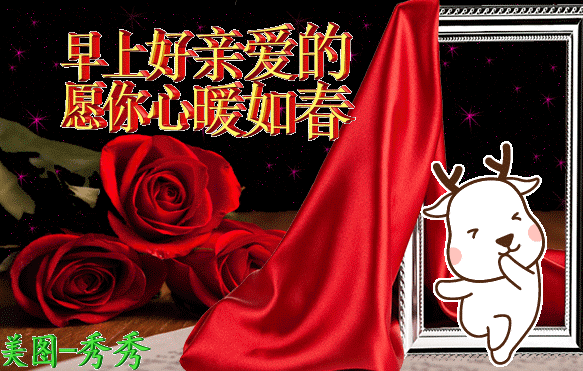 周一更新漂亮唯美早上好表情包 开心自在、美丽好心情图片