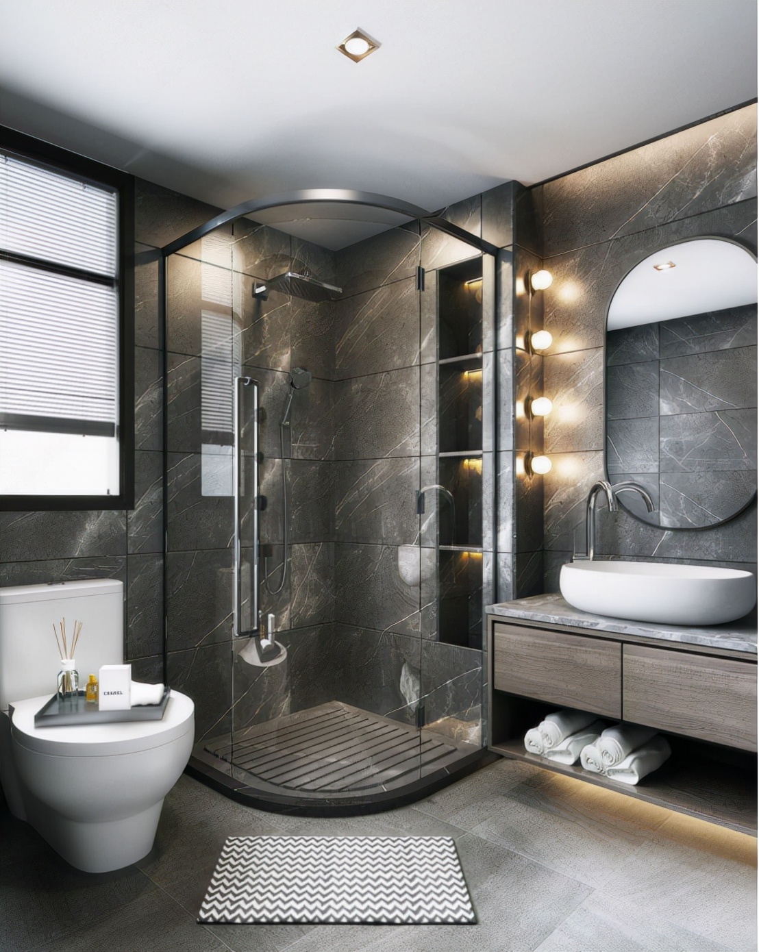 卫生间终极收纳大法，鸡肋空间变收纳，比多买10㎡都值