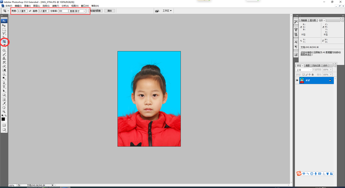 一寸照片打印方法,Photoshop零基础教学,一步步教会你