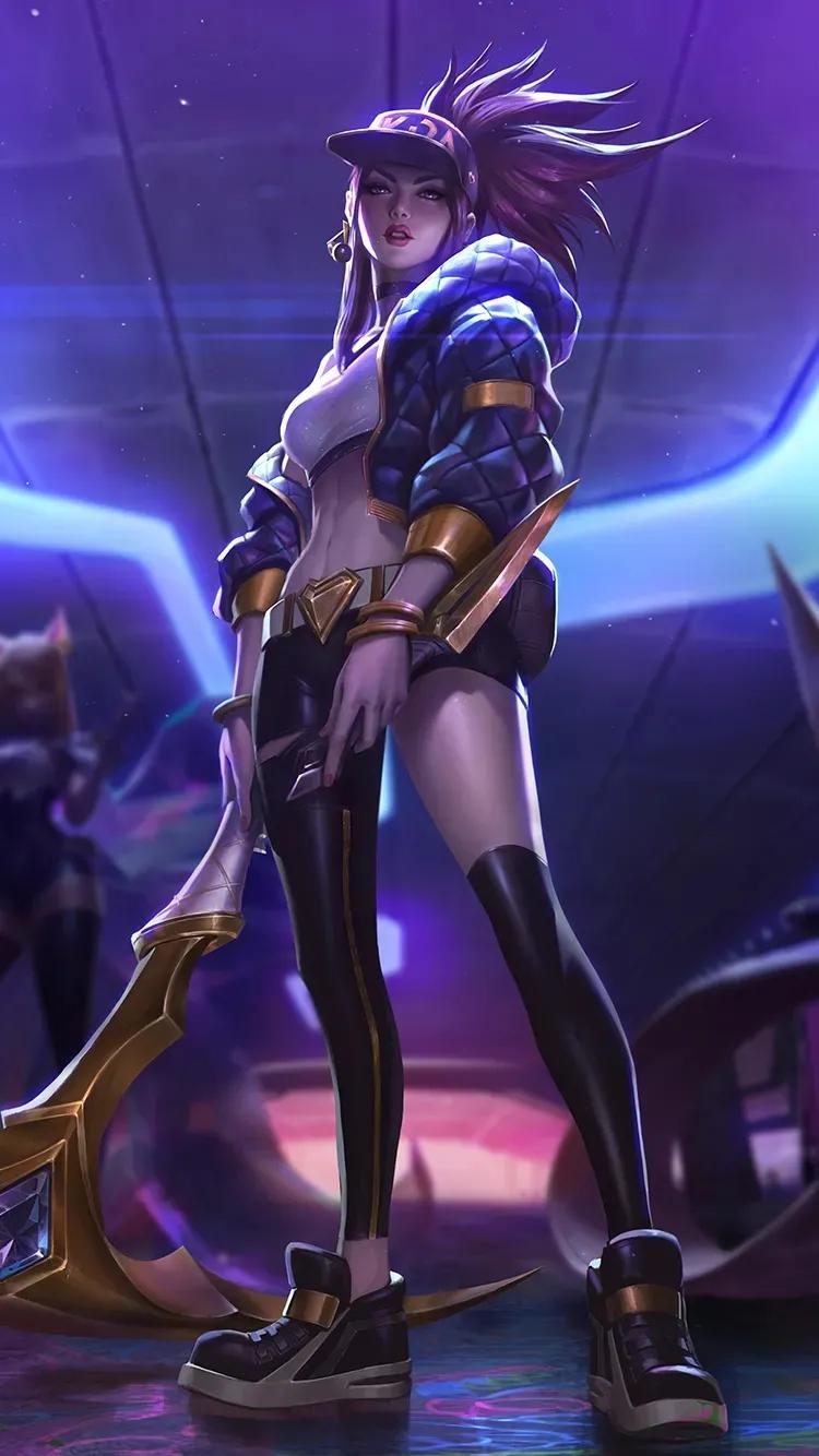 游戏高清壁纸《英雄联盟》阿卡丽