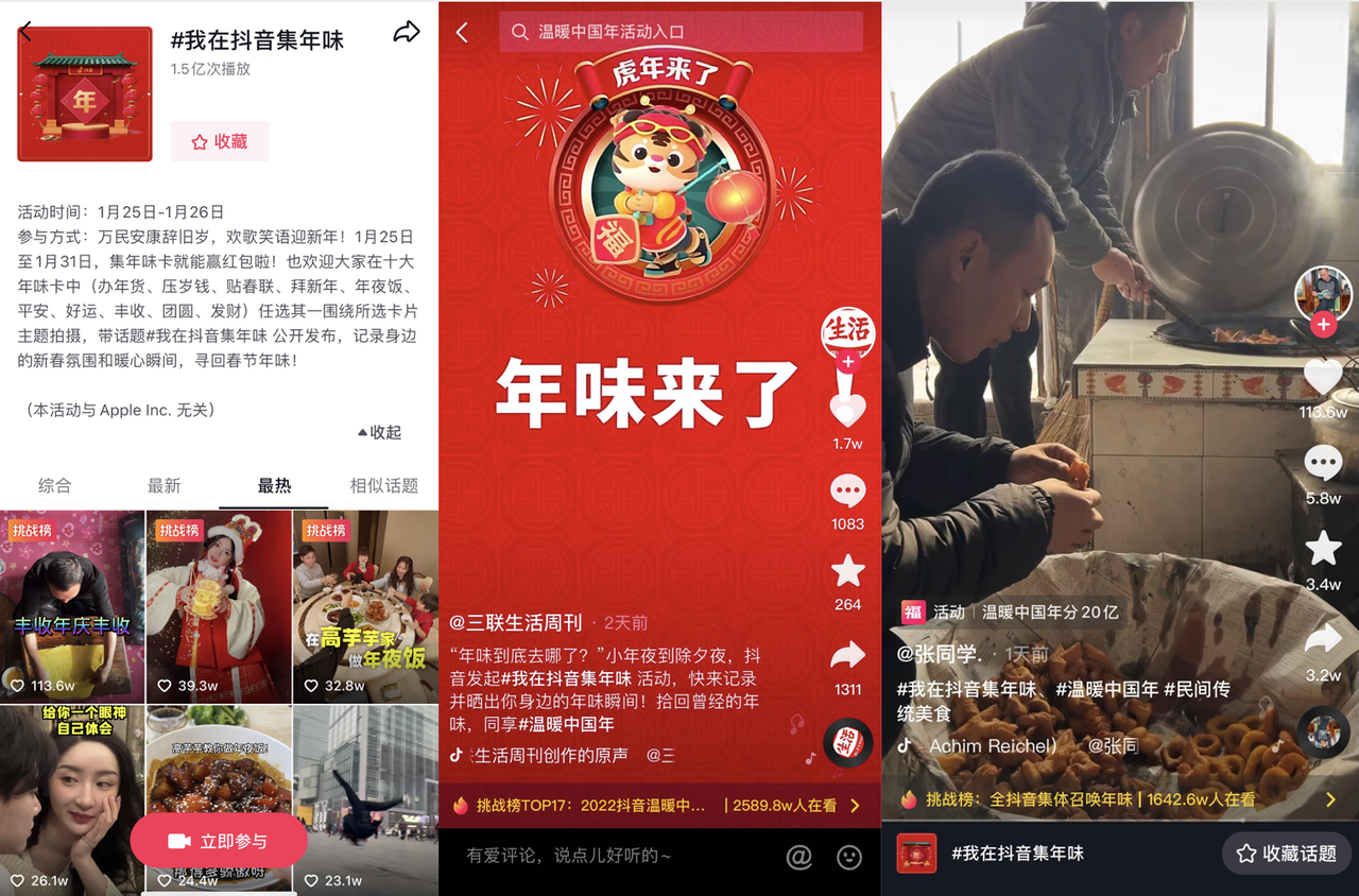 抖音“温暖中国年”活动圆满收官，点燃大众记录新春美好生活热情