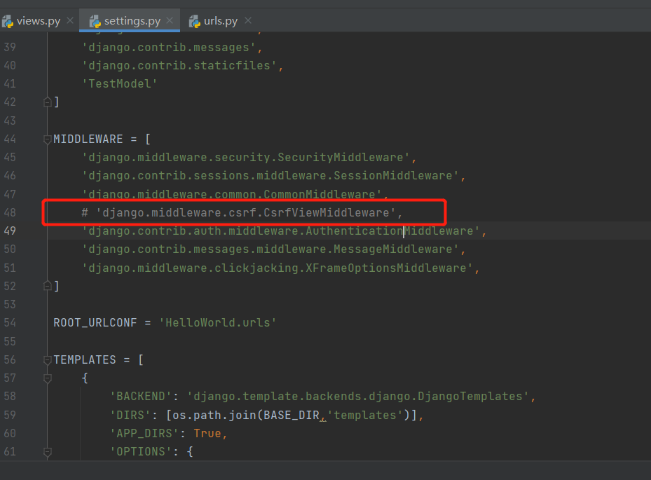 解决Django报错Forbidden (CSRF cookie not set.)
