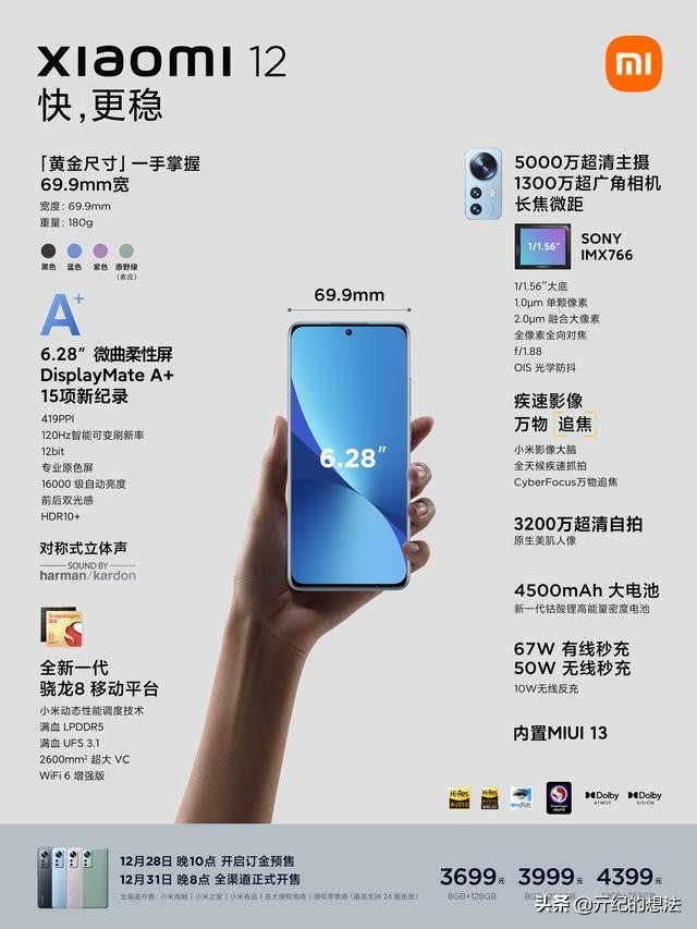 都是3699元!小米12对比真我GT 2 Pro怎么选?别选错了